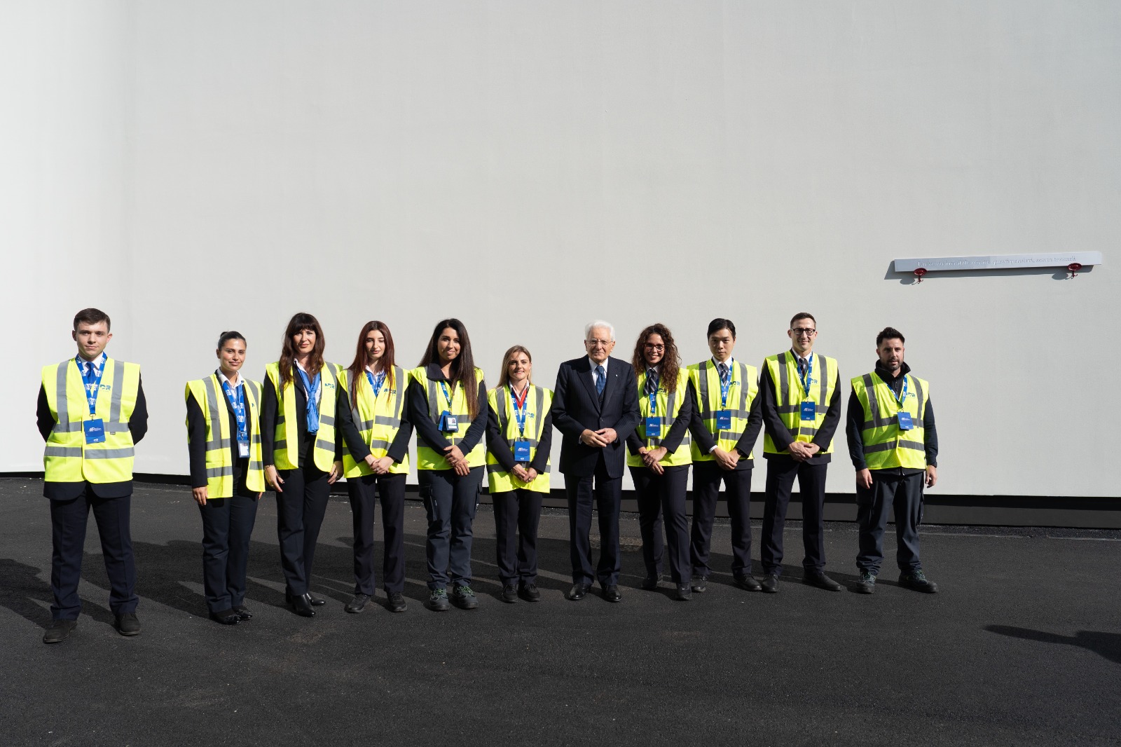 Sergio Mattarella with ADR staff – 2025