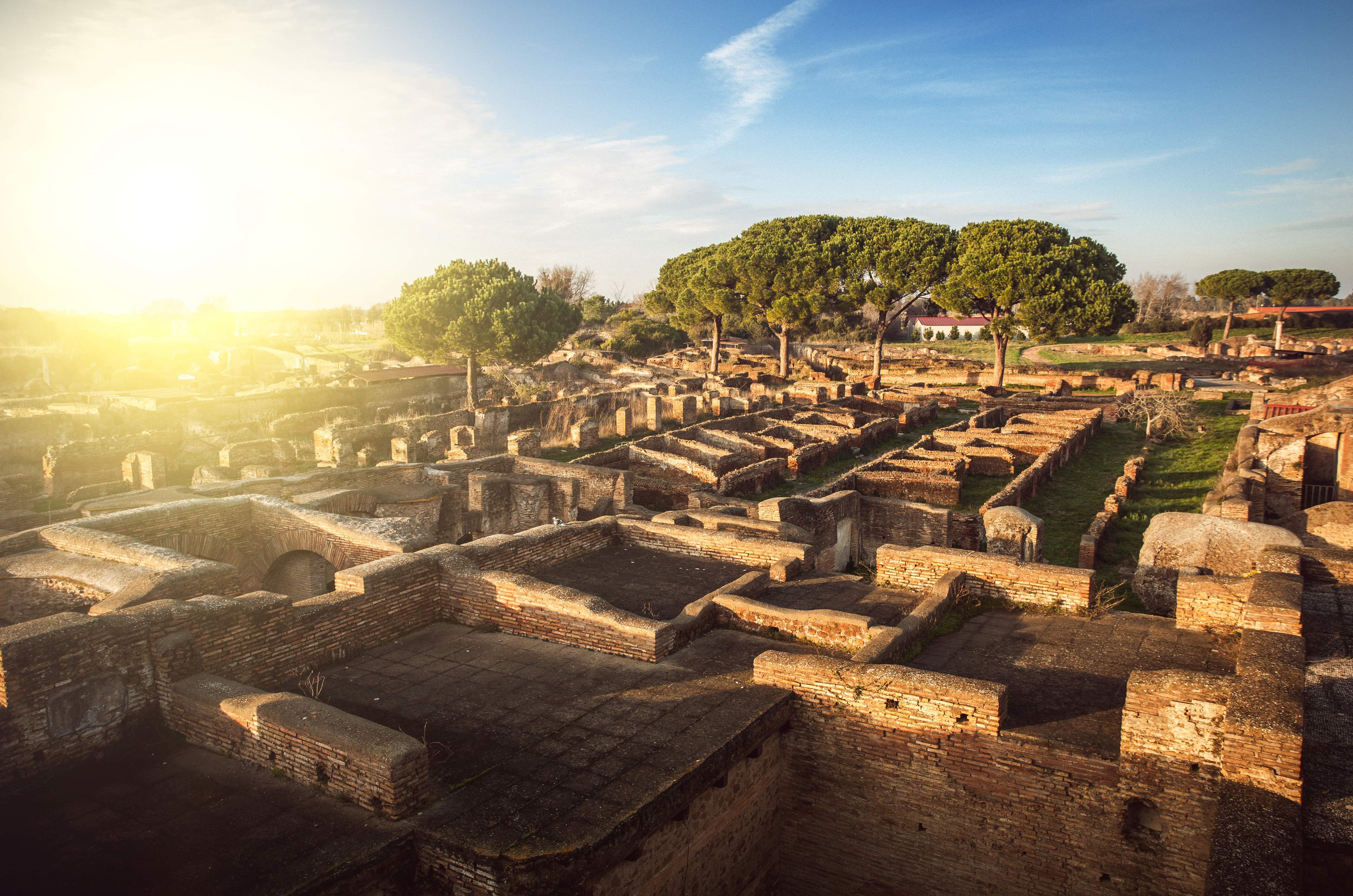 Ostia antica Rome Stopover